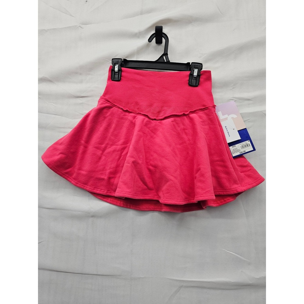 JoyLab Azalea Pink‎ Fleece Skort with Built-in Shorts XXS 309013305
